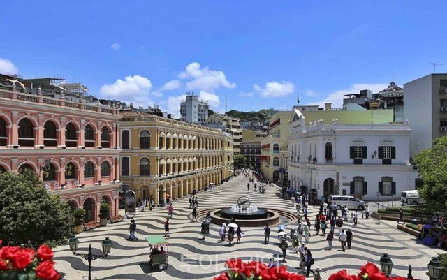 마카오의 세나도 광장 (Senado Square) 전경