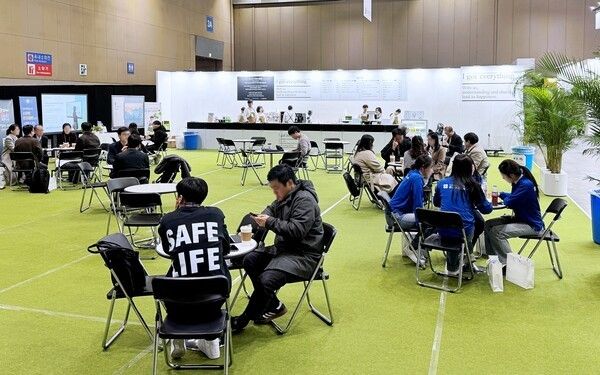 킨텍스 전시장내 팝업 카페 모습(사진제공=킨텍스)