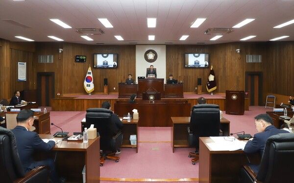 여주시의회 제73회 임시회 모습(사진제공=여주시의회)