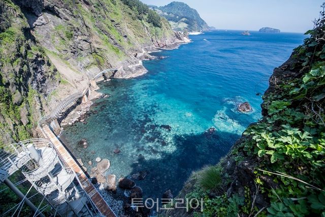 울릉도 가두봉&nbsp;울릉도 행남해안산책로/사진-경북도