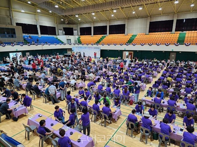 1004섬 신안 전국바둑대회 대국장면/사진-신안군