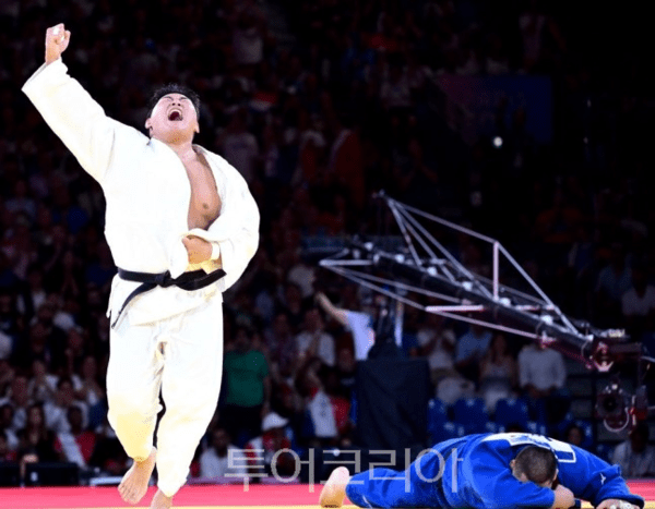 2024년 파리올림픽 개인전 은매달 차지한 김민종 선수/투어코리아뉴스 정명달 기자