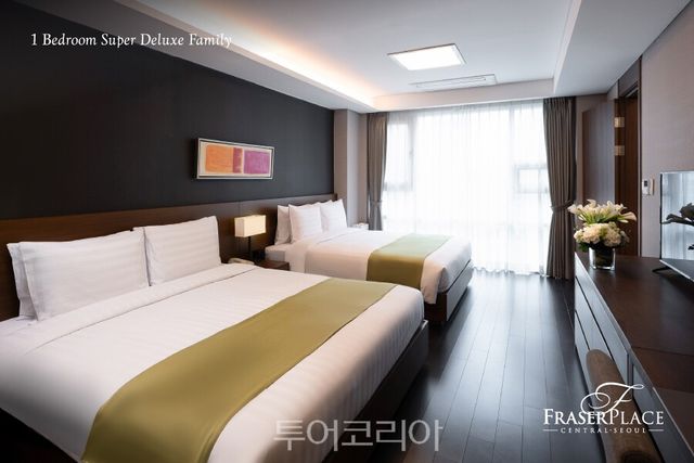 베드룸 슈퍼 디럭스 패밀리 객실/사진-프레이저 플레이스