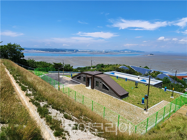 무의배수지 전경