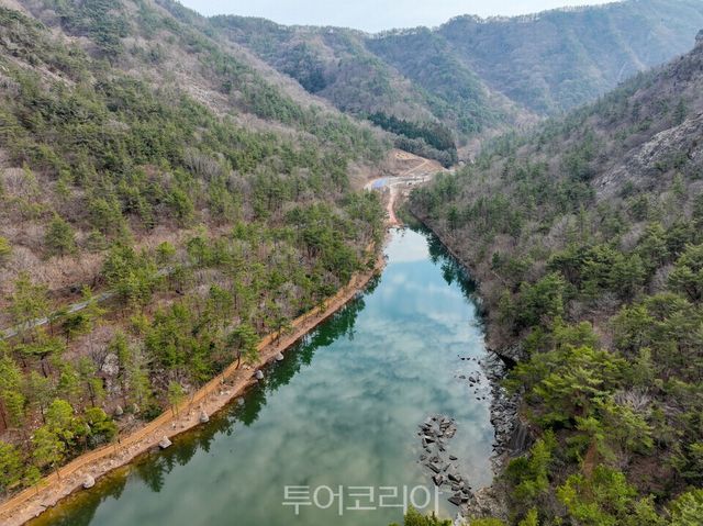 해평호수 전경/ 사진=보성군