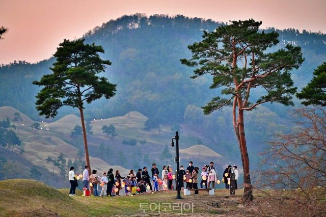 지산동 고분군 야행 /사진-고분군