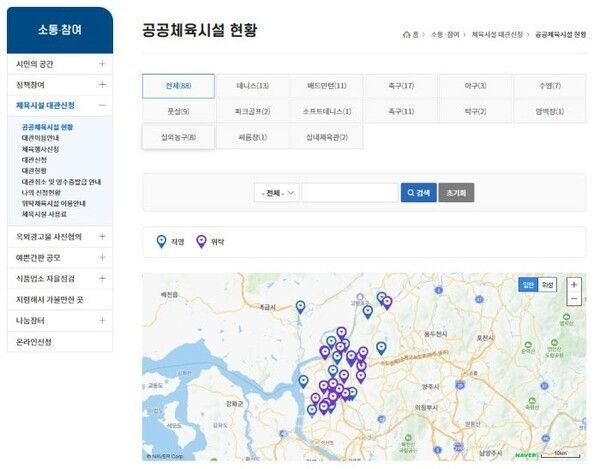파주시 누리집 홈페이지 화면/투어코리아뉴스 정명달 기자