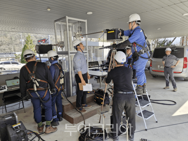 대기분야 측정대행업 역량 강화 프로그램 진행 모습. /사진-한국환경공단 광주전남제주환경본부