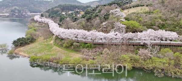 옥정호 순환도로. /사진-임실군