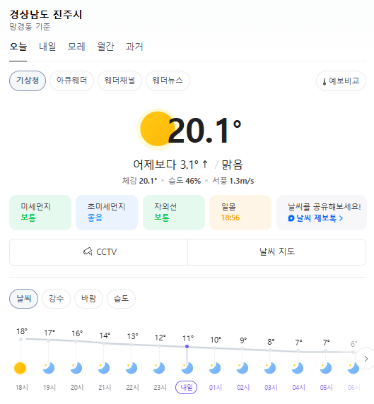 출처=네이버날씨