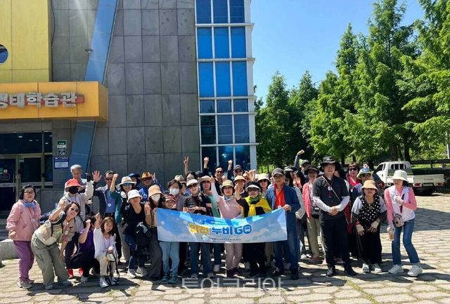 지난해 11월&nbsp;&nbsp;‘합천누비GO’ 여행객들/사진=합천군