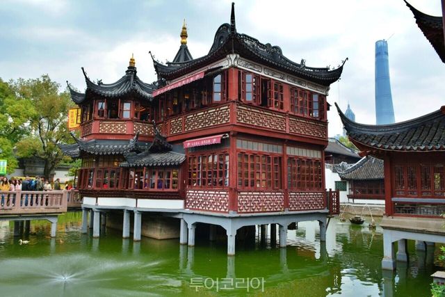 상하이 예원거리/사진-투어코리아