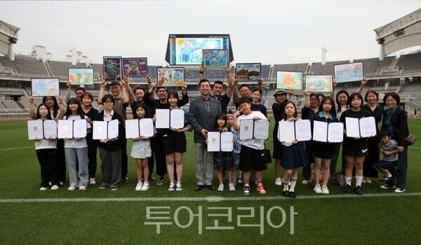 어린이 드로잉대회/투어코리아뉴스 정명달 기자