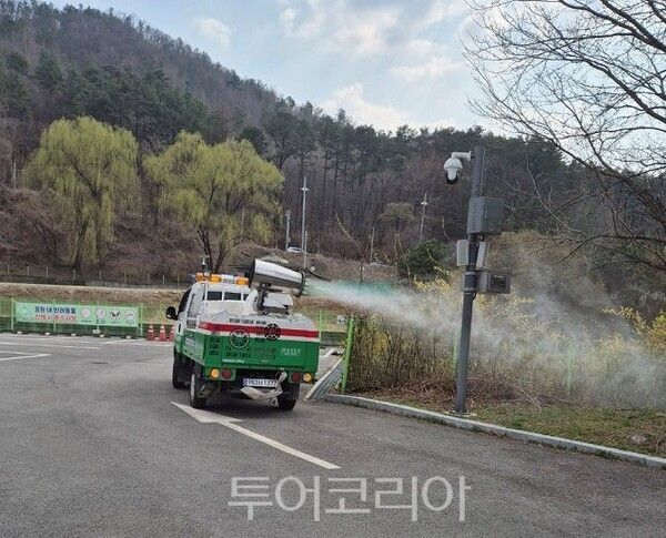 파주시 모기 방역/투어코리아뉴스 정명달 기자