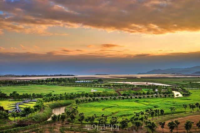 줄포만 노을빛 정원/사진-부안군