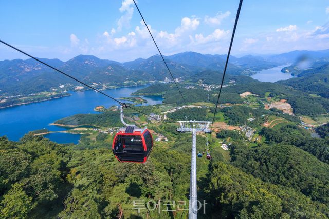 제천 청풍호반 케이블카/사진-제천시