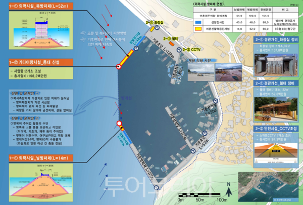 거제시 창촌항 어촌신활력증진사업 종합계획도. /사진-한국어촌어항공단 동남해지사