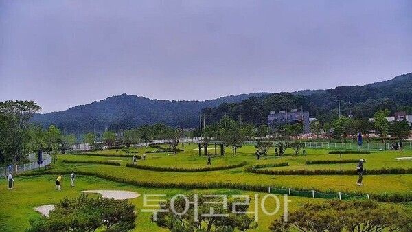 심학산 파크골프장 전경/투어코리아뉴스 정명달 기자