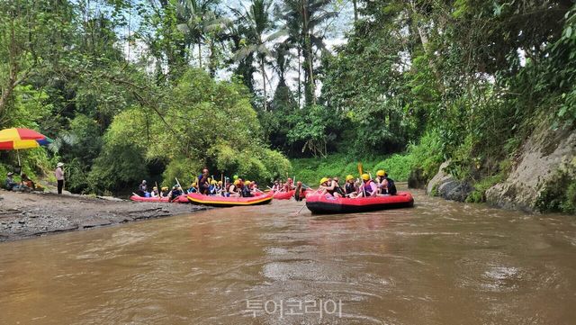 발리 우붓 아윤강 래프팅/ 사진-투어코리아