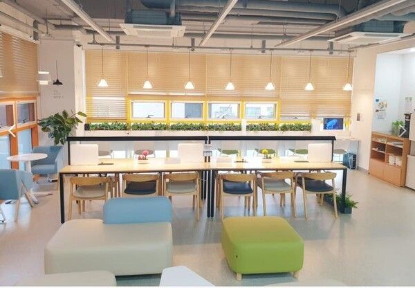 강북구 청년일자리센터 스터디 라운지 전경(사진제공=강북구청)
