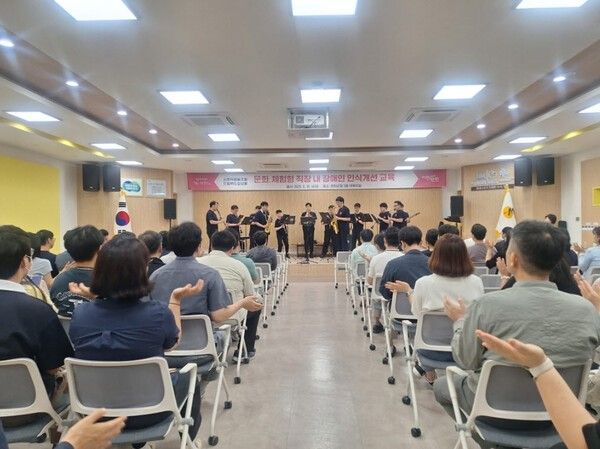 2025년 장애인 인식개선 교육 모습(사진제공=연천군청)