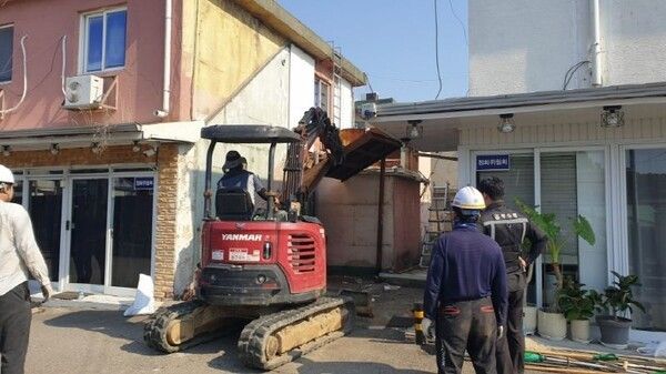 성매매집결지 행정대집행/투어코리아뉴스 정명달 기자