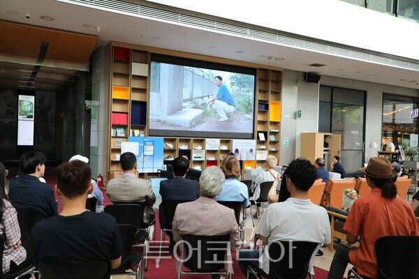 코바코가 지난 27일 송파구 한국광고문화회관 개방형 문화공간에서 독립 단편영화 상영제를 개최했다. /사진-코바코