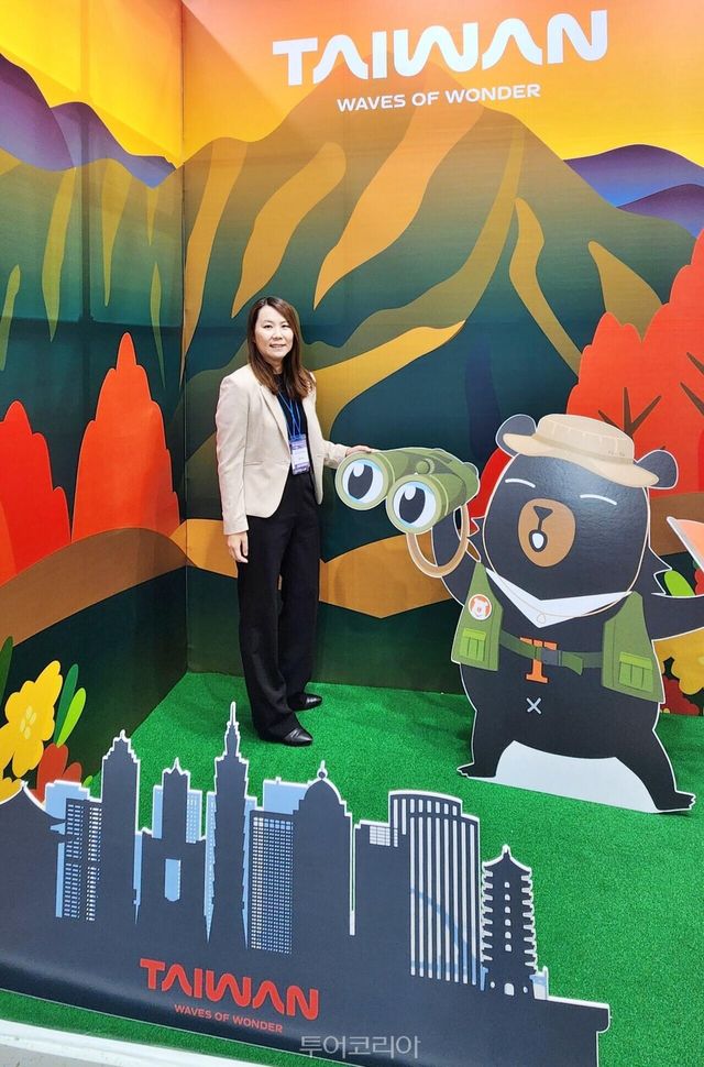 대만의 산 트레킹 매력을 홍보하고 있는&nbsp;곽생여&nbsp;대만관광청 한국사무소 소장