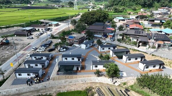 예천군 감천면 벌방리 임시주택 모습(사진제공=예천군청)