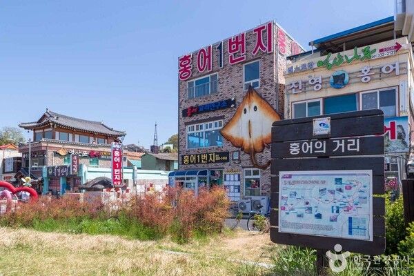 영산포 홍어거리 (ⓒ한국관광공사 포토코리아-김지호)