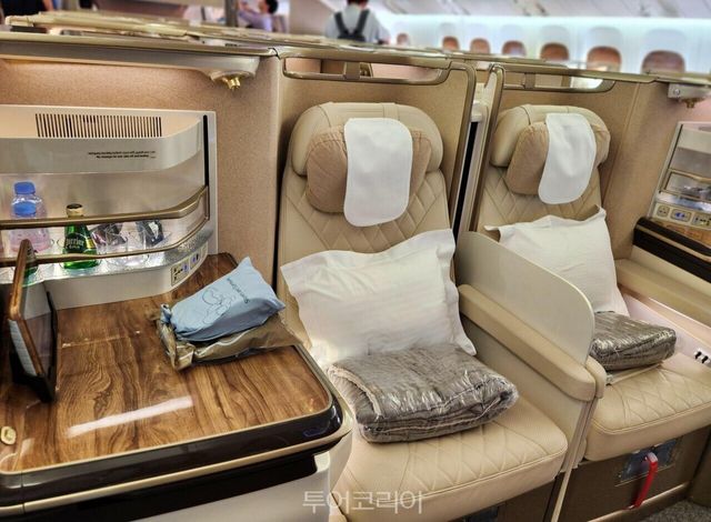 미니바 등 편의시설을 갖춘 고급스러운 비즈니스 크래스/사진-투어코리아