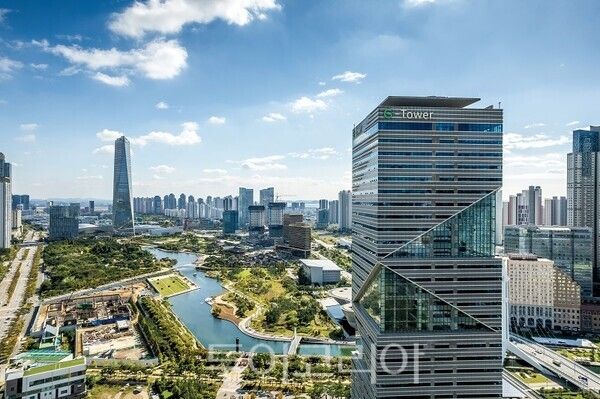 인천경제청 전경사진(송도 G타워)