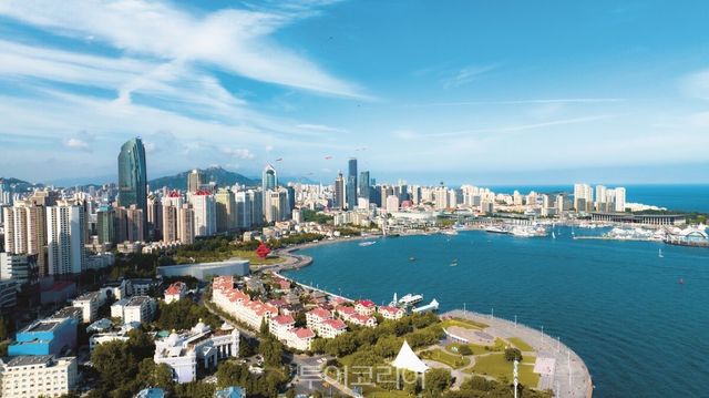 칭다오 5.4광장 주변 전경&nbsp; /사진제공 = 칭다오 문화관광국