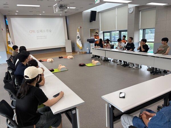안전교육 모습(사진제공=광주도시관리공사)