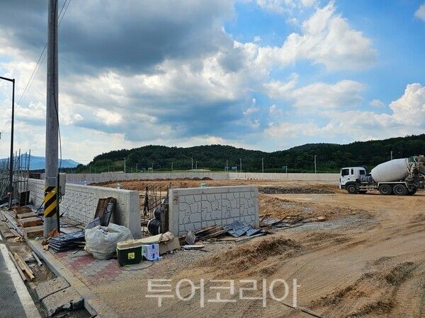 ㈜천복금형2공장 건축현장. /사진-함평군