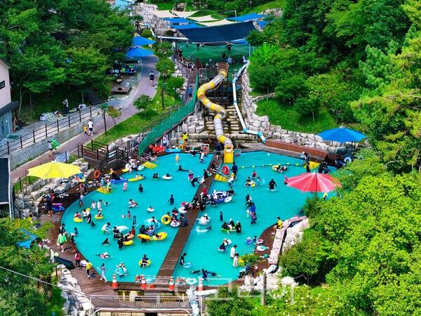 물놀이장 V랜드. /사진-강진군