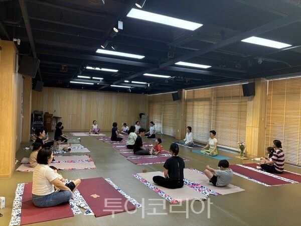 가가호호 프로그램 요가여행. /사진-화순군문화관광재단