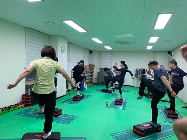 자양보건지소 맨몸운동 (사진제공=광진구청)