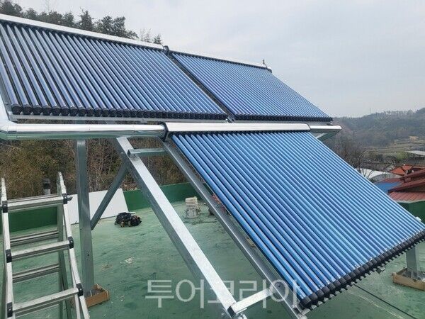 가정용 태양광(3kW)을 설치한 모습. /사진-강진군