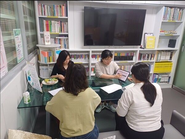 재난 대비 심리적응급처지 교육 모습(사진제공=울릉군청)