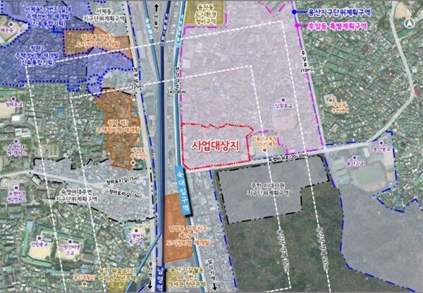 용산구 갈월동 52-6번지 위치도(사진제공=용산구청)