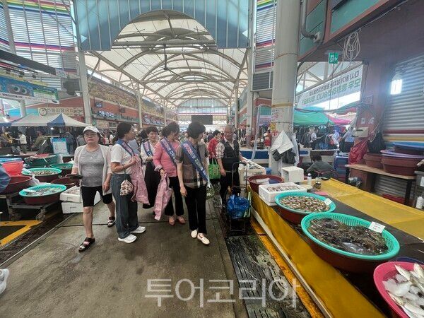 함평천지전통시장 전경. /사진-함평군