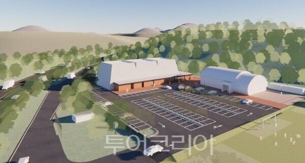 문산 실내배드민턴장 조감도/투어코리아뉴스 김경남 기자