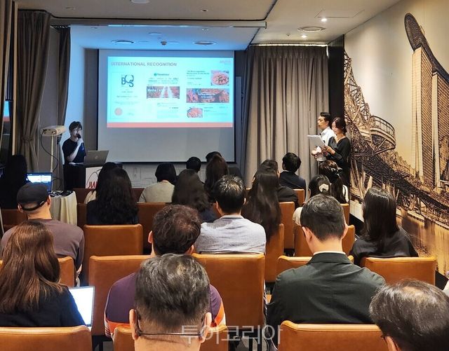 점보씨푸드가 여의도 IFC몰 직영점 오픈 1주년을 기념해 기자간담회를 열었다.