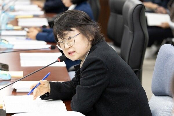 임시회 발언하는 김미리 경기도의원