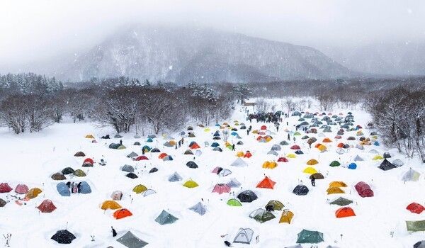 울릉군 나리분지 겨울행사(사진제공=남한권페이스북)