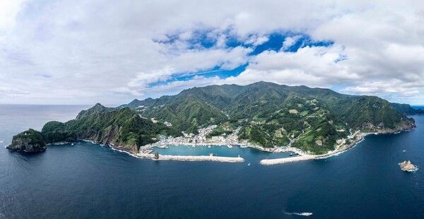 저동항 항공사진(사지제공=남한권페이스북)