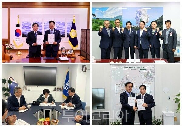 공영민 고흥군수는 지난 23일부터 24일까지 사회간접자본(SOC) 사업과 지역 현안 사업의 국비 반영을 위해 국회를 방문했다. /사진-고흥군