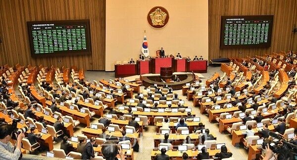 국회 본회의 전경 / 투어코리아 치아호 기자