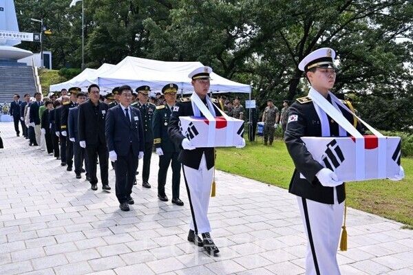 6.25전쟁 전사자 합동영결식/투어코리아뉴스 김경남 기자